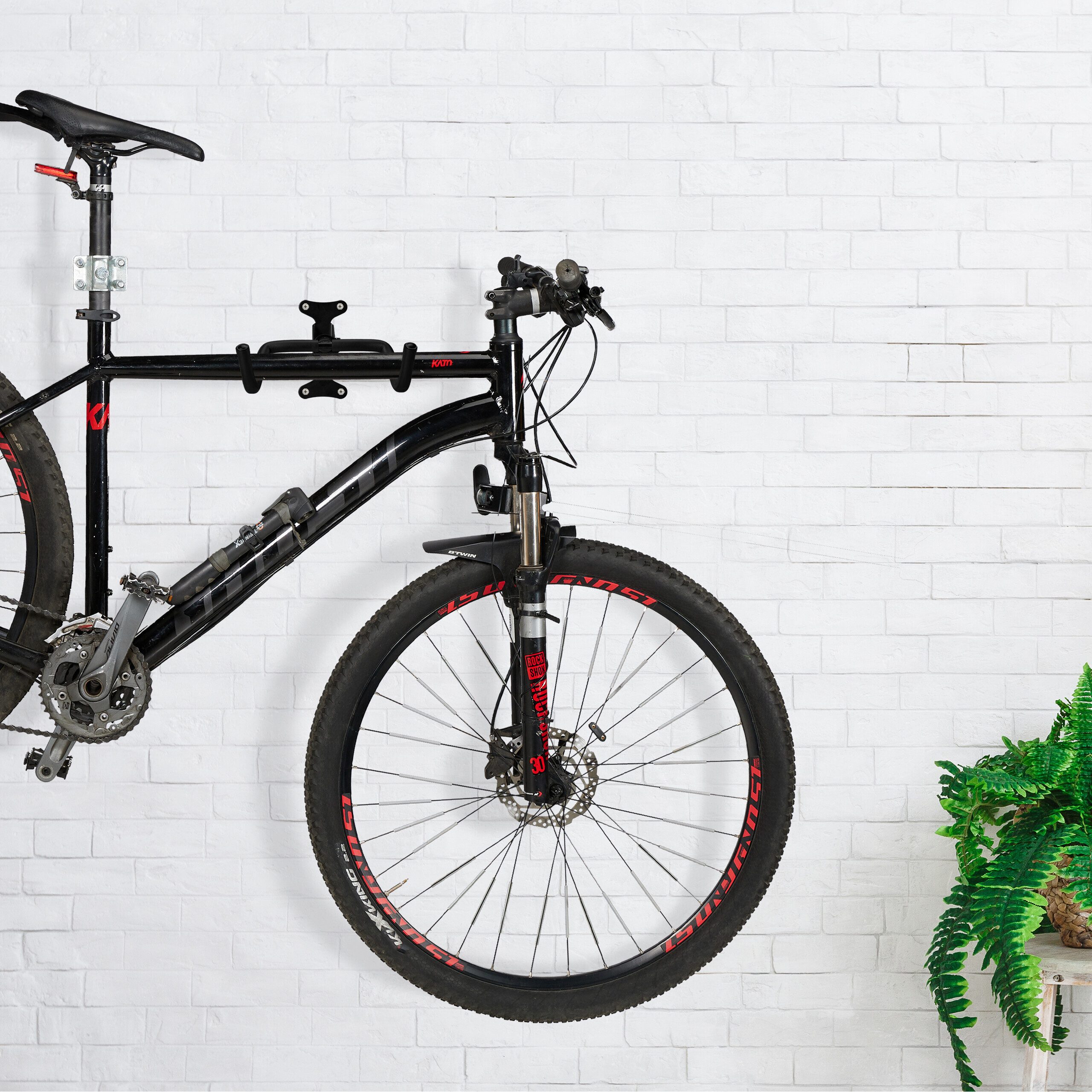 relaxdays Fahrradwandhalterung Klappbare Fahrrad Wandhalterung (1-tlg)