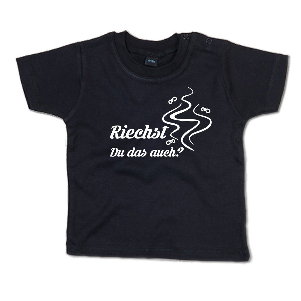 G-graphics T-Shirt Riechst Du das auch? Baby T-Shirt mit Spruch für coole Babys