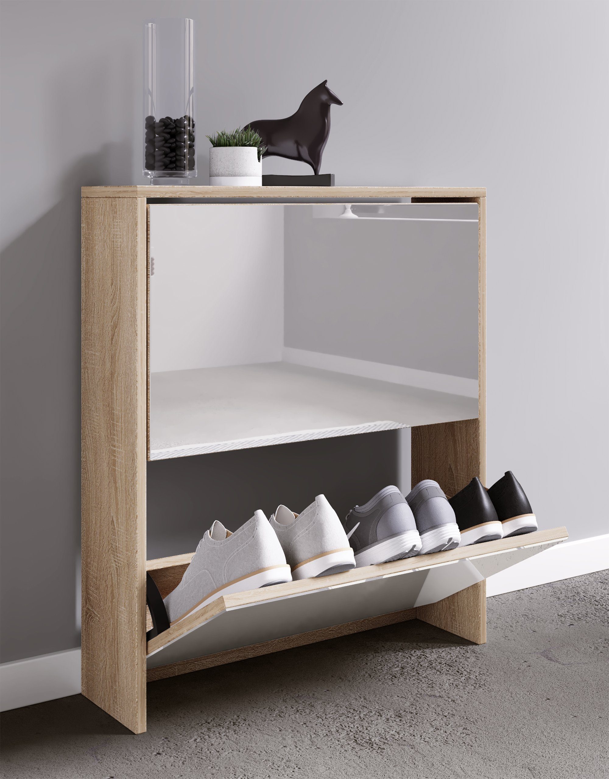 VCM Schuhschrank Stido L 73xx63x17cm