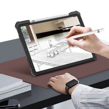 Wigento Tablet-Hülle Für Apple iPad 10.9 2022 10 Gen. aufstellbare Outdoor Hybrid Blau Tablet Tasche Etuis