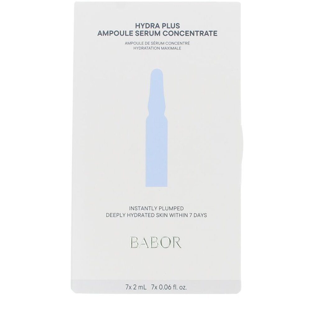 Babor Körperpflegemittel Ampullenkonzentrate Hydra Plus-Gesichtsampullen 7x2ml