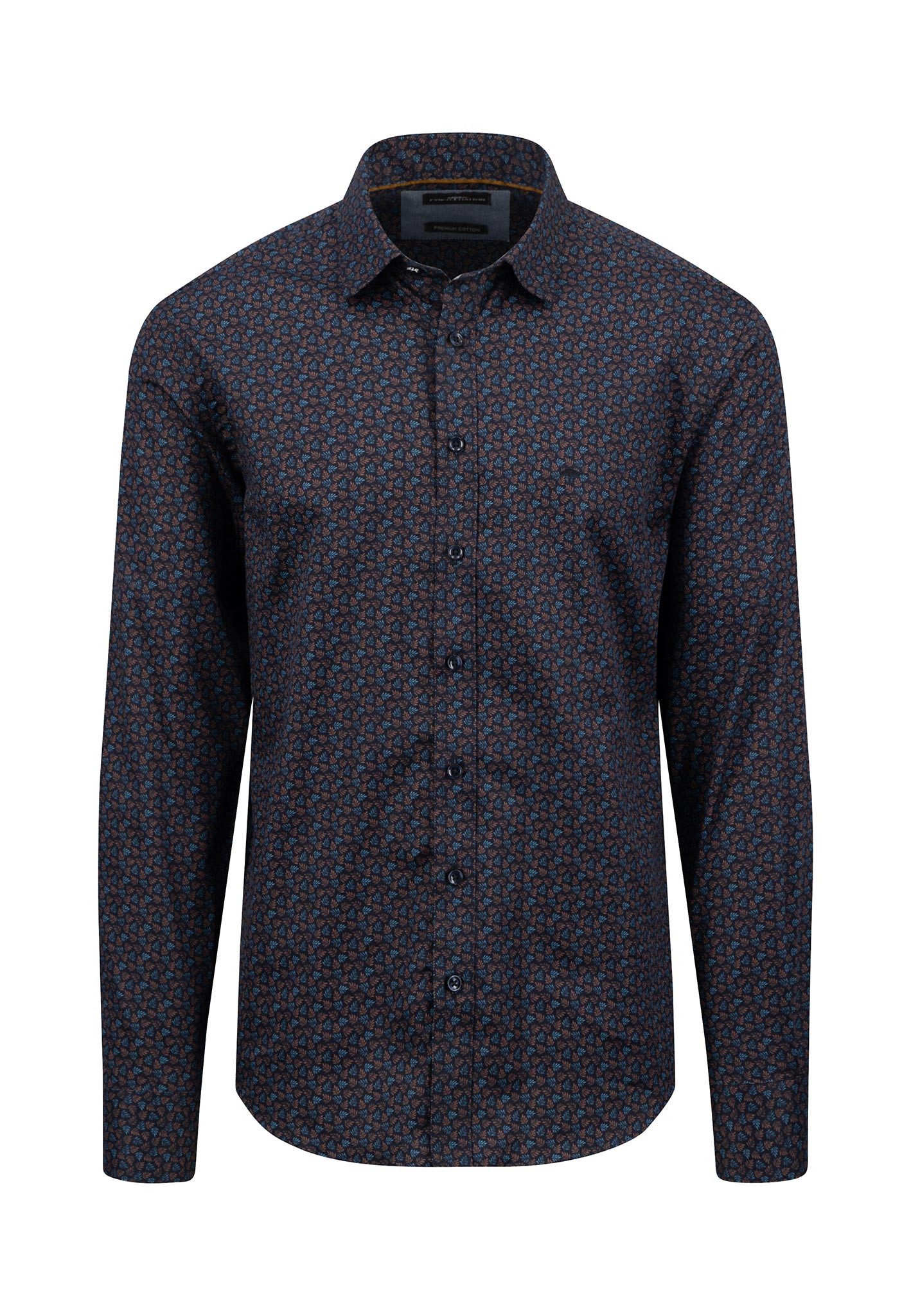 Langarmhemd Fynch-Hatton Hemd casual fit modischer Print XXL