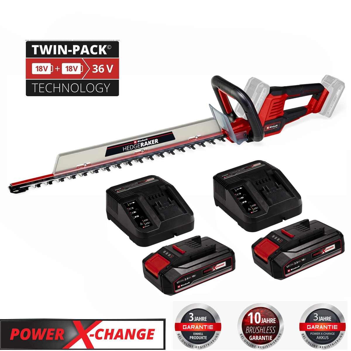 Einhell Akku-Heckenschere Heckenschere GE-CH 36/61 Li- günstig online kaufen