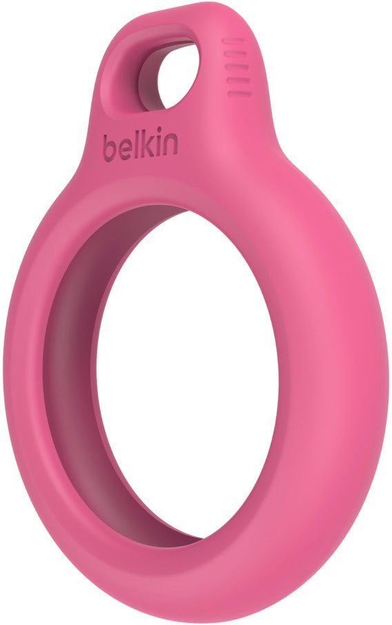 Schlüsselanhänger Secure AirTag mit Holder Apple pink für Belkin Schlaufe