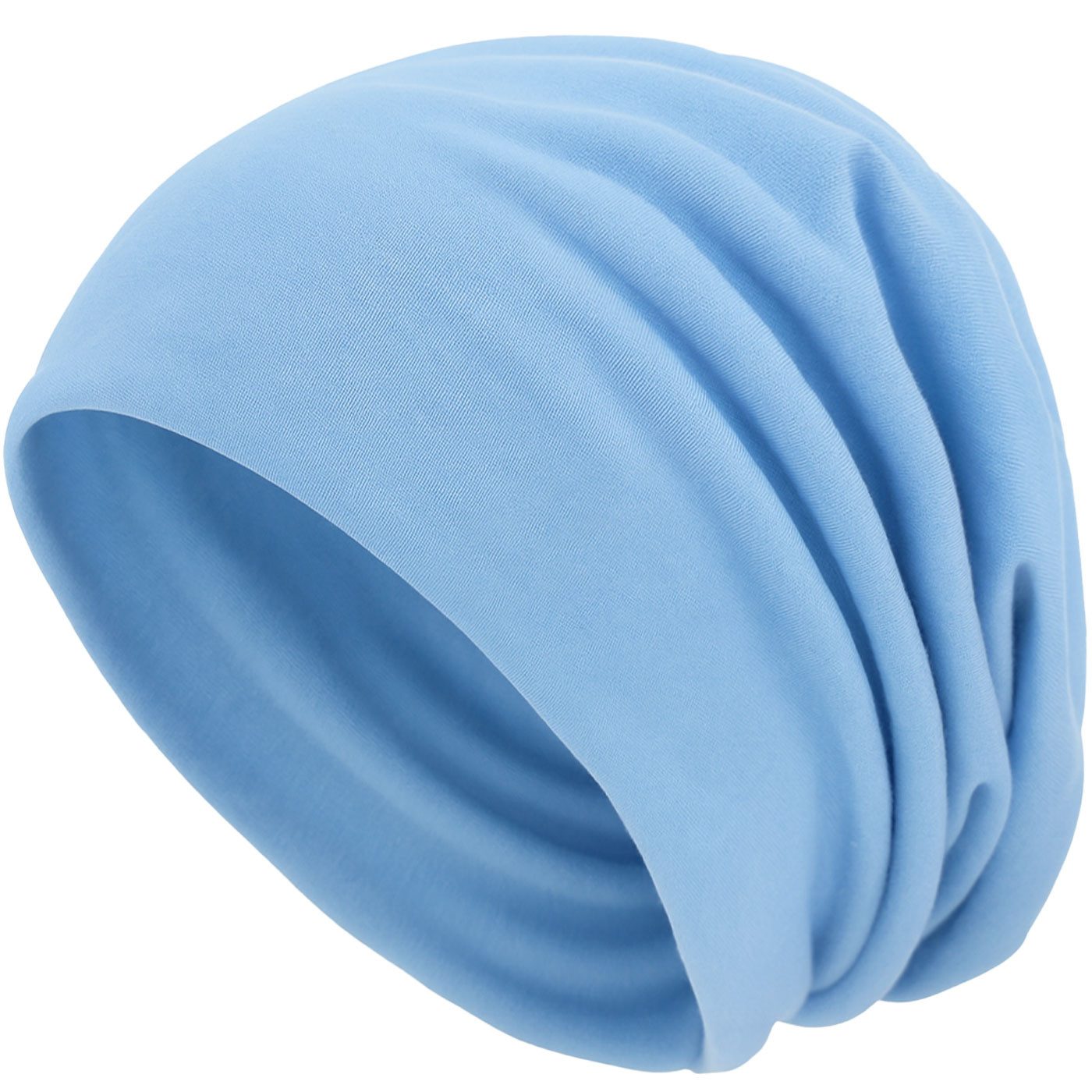 style3 Beanie (1-St) Mütze Damen Herren Haube Sommer Herbst XXL Chemo Schlafmütze Cap