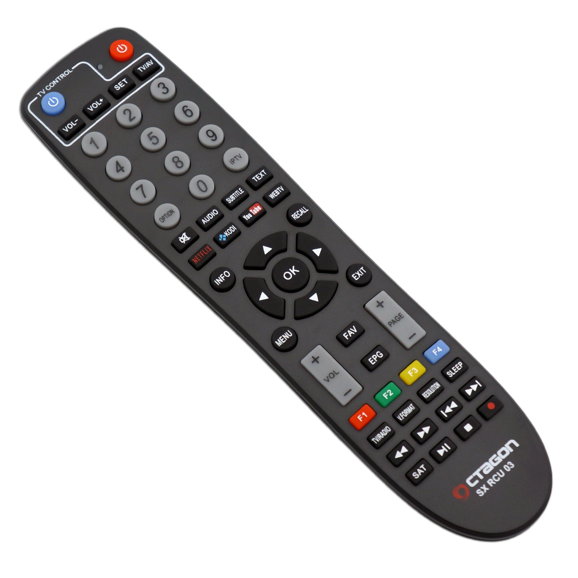 OCTAGON Original Fernbedienung SX88 / SX88+ / SX888 RCU 03 SAT-Receiver