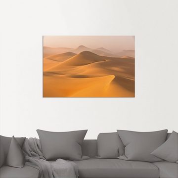 Artland Wandbild Nebel in der Rub al Khali Wüste, Wüstenbilder (1 St), als Alubild, Outdoorbild, Leinwandbild in verschied. Größen