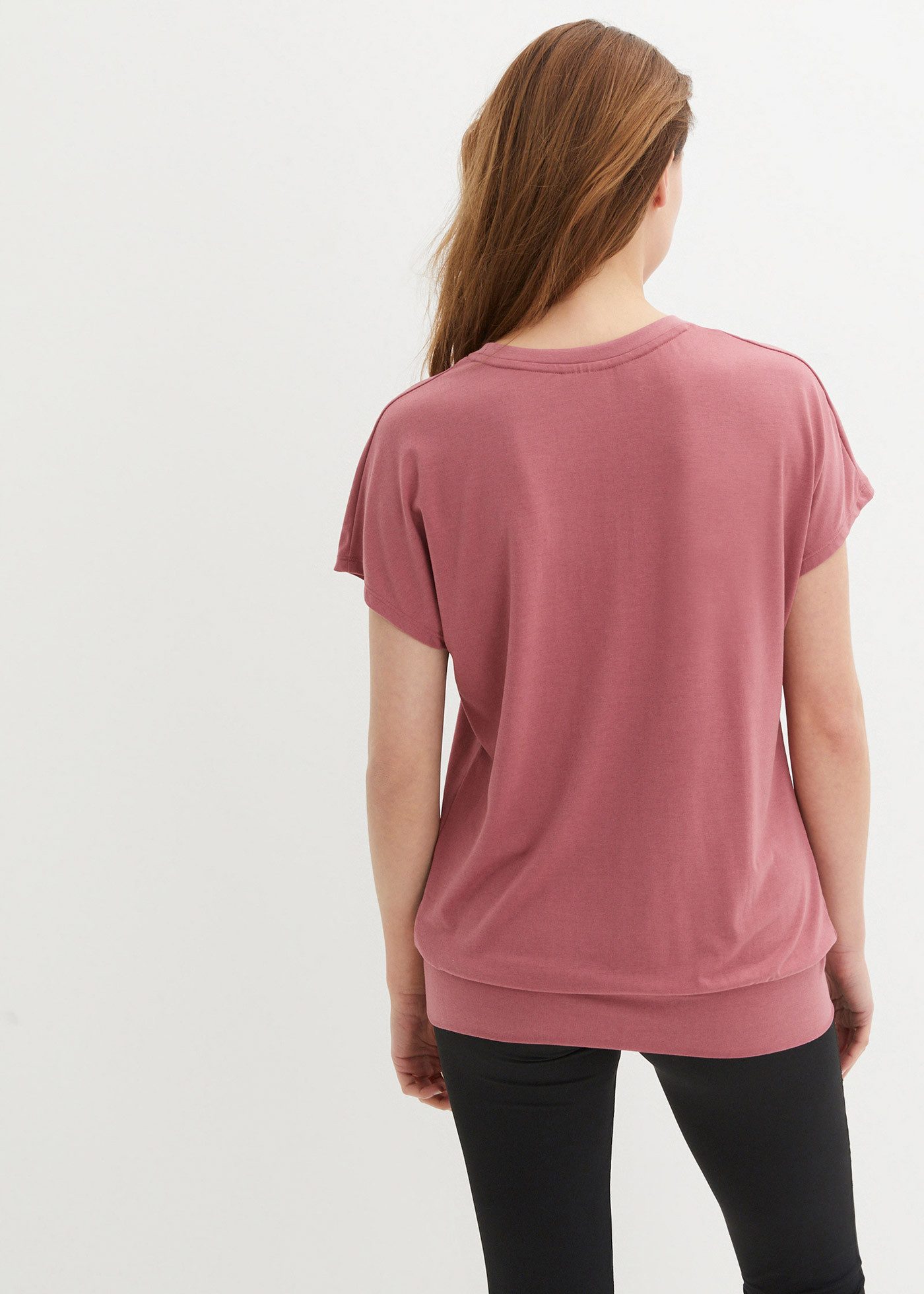 bonprix T-Shirt Oversize Passform, Loose Fit, breites Bündchen