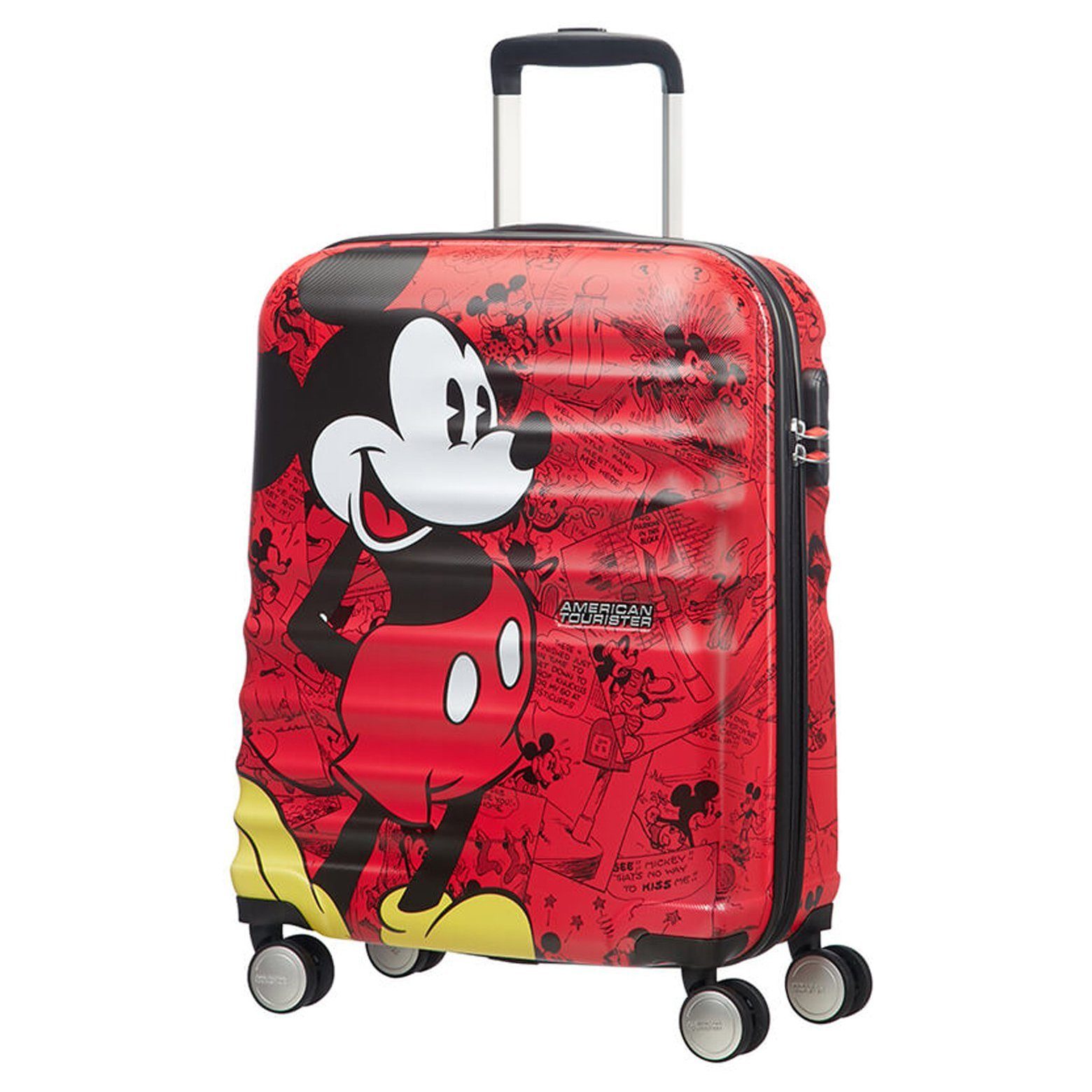 Comics American Rollen Mickey 4 Rollen Tourister® Red Handgepäck-Trolley,