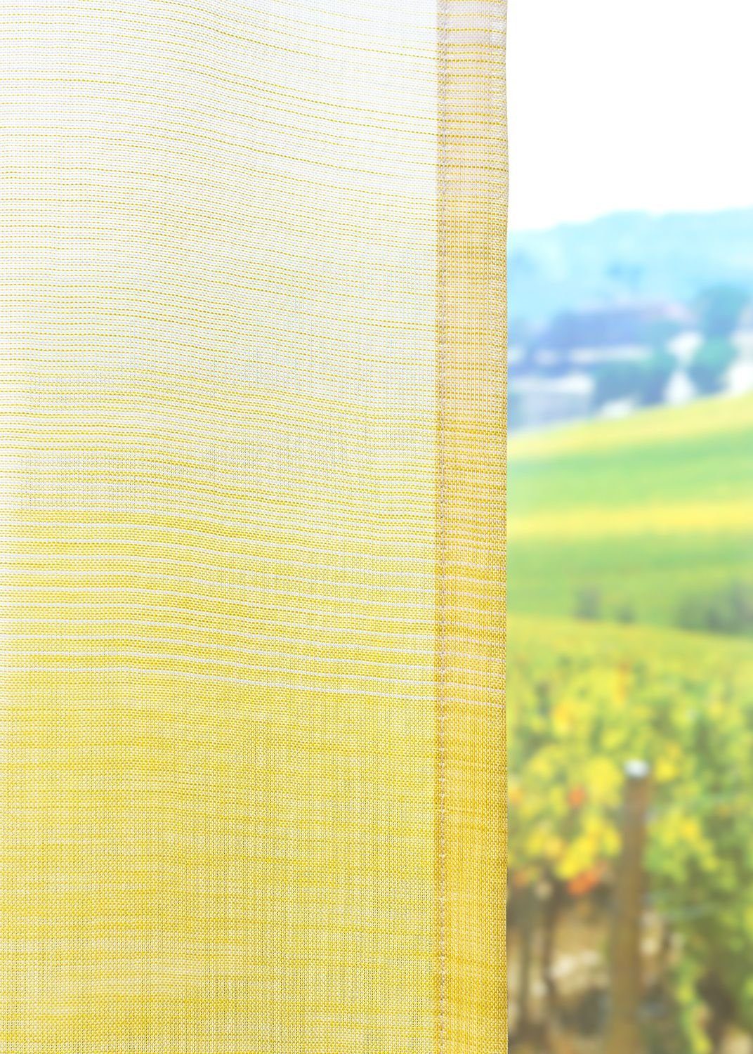 LYSEL® Vorhang Ösenschal Merey (1 St), transparent, HxB 245x140cm