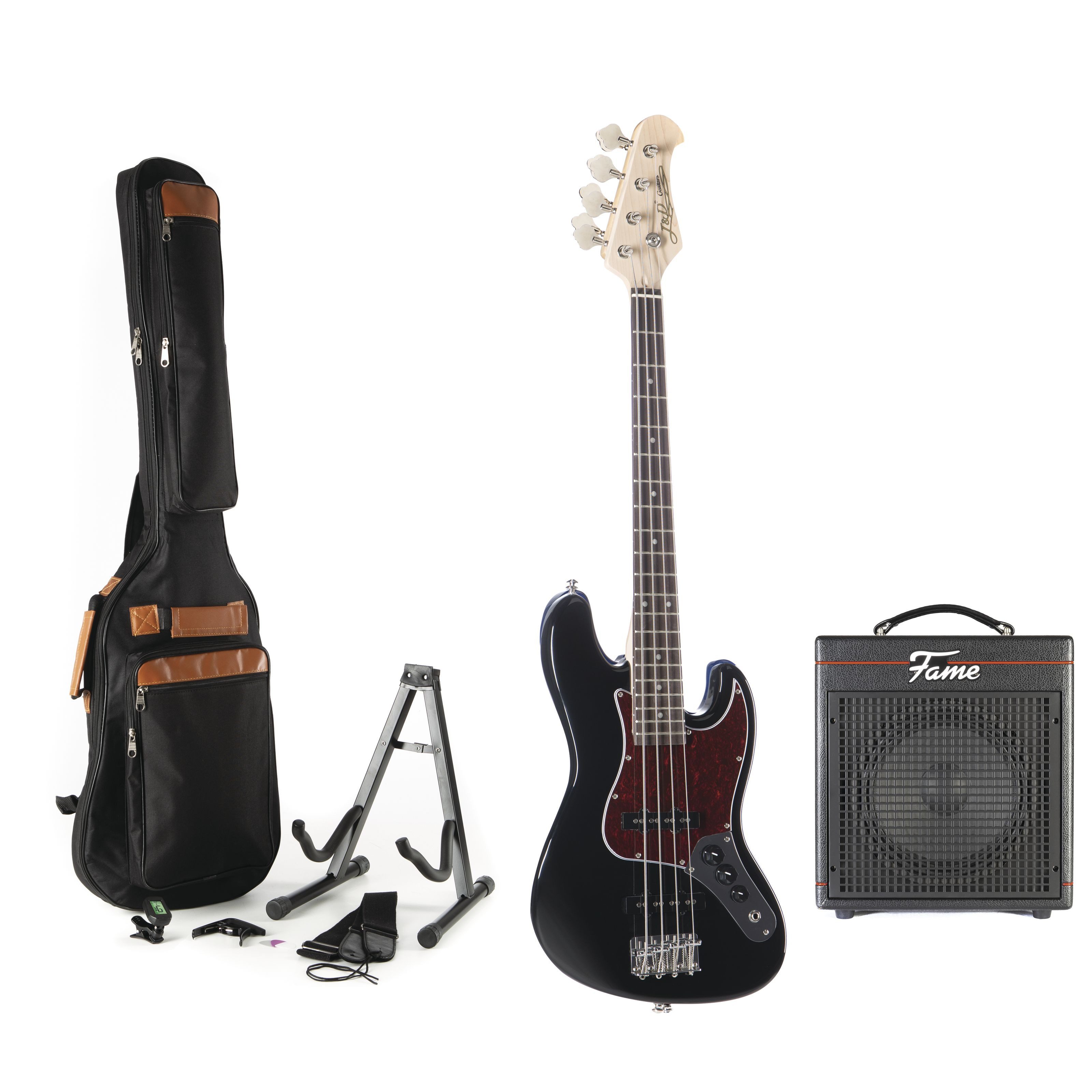 J & D E-Bass, E-Bässe, Bass-Sets, JB Mini BK + Gaia - Pack basse électrique-Set
