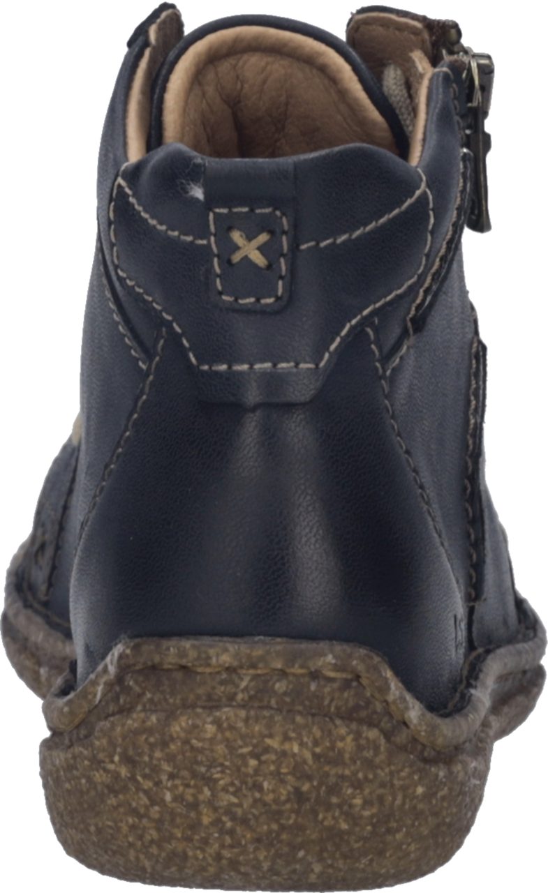 Josef Seibel Neele 71 Schnürboots Schnürstiefelette mit praktischem Außenreißverschluss, Weite G (weit)