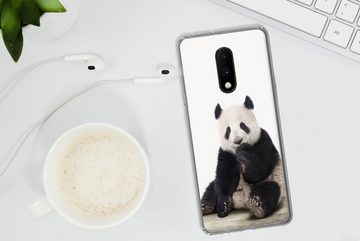 MuchoWow Handyhülle Panda - Tiere - Jungen - Mädchen - Pandabär, Phone Case, Handyhülle OnePlus 7, Silikon, Schutzhülle