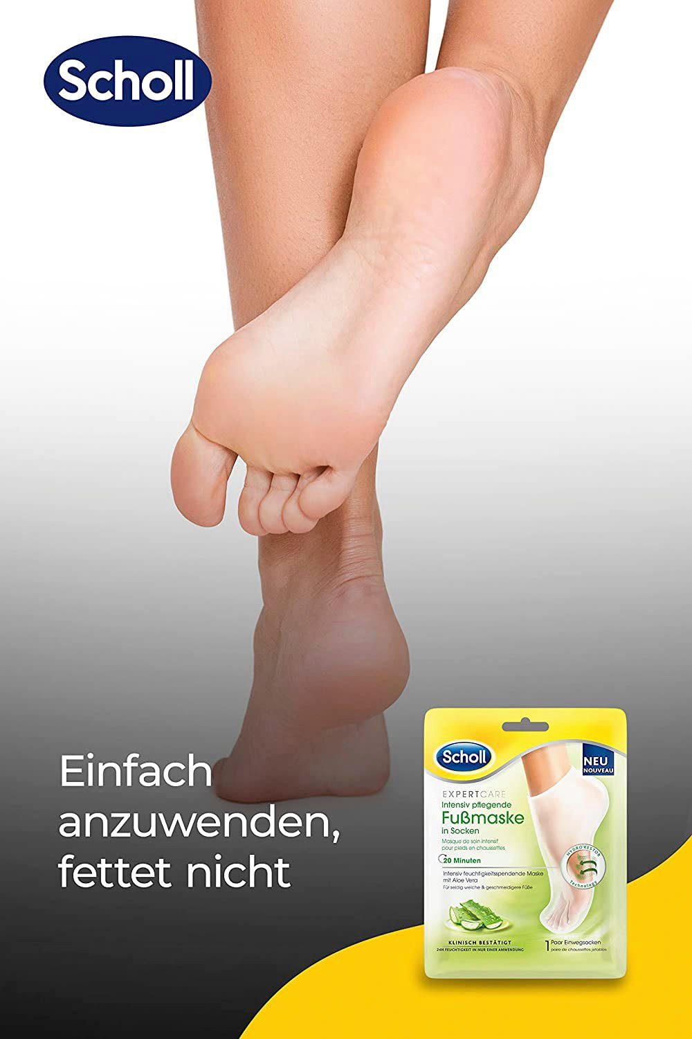 intensiv ExpertCare, Aloe Fußmaske Socken in pflegend mit Vera Scholl