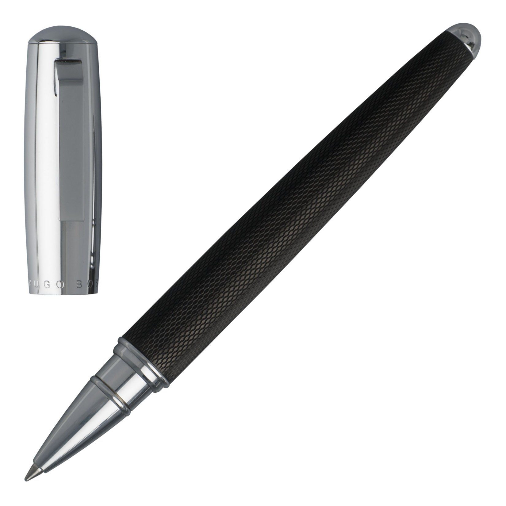 BOSS Tintenroller Tintenroller Rollerball Pen Hugo Boss Pure HSY6835 Black Pure, (kein Set)