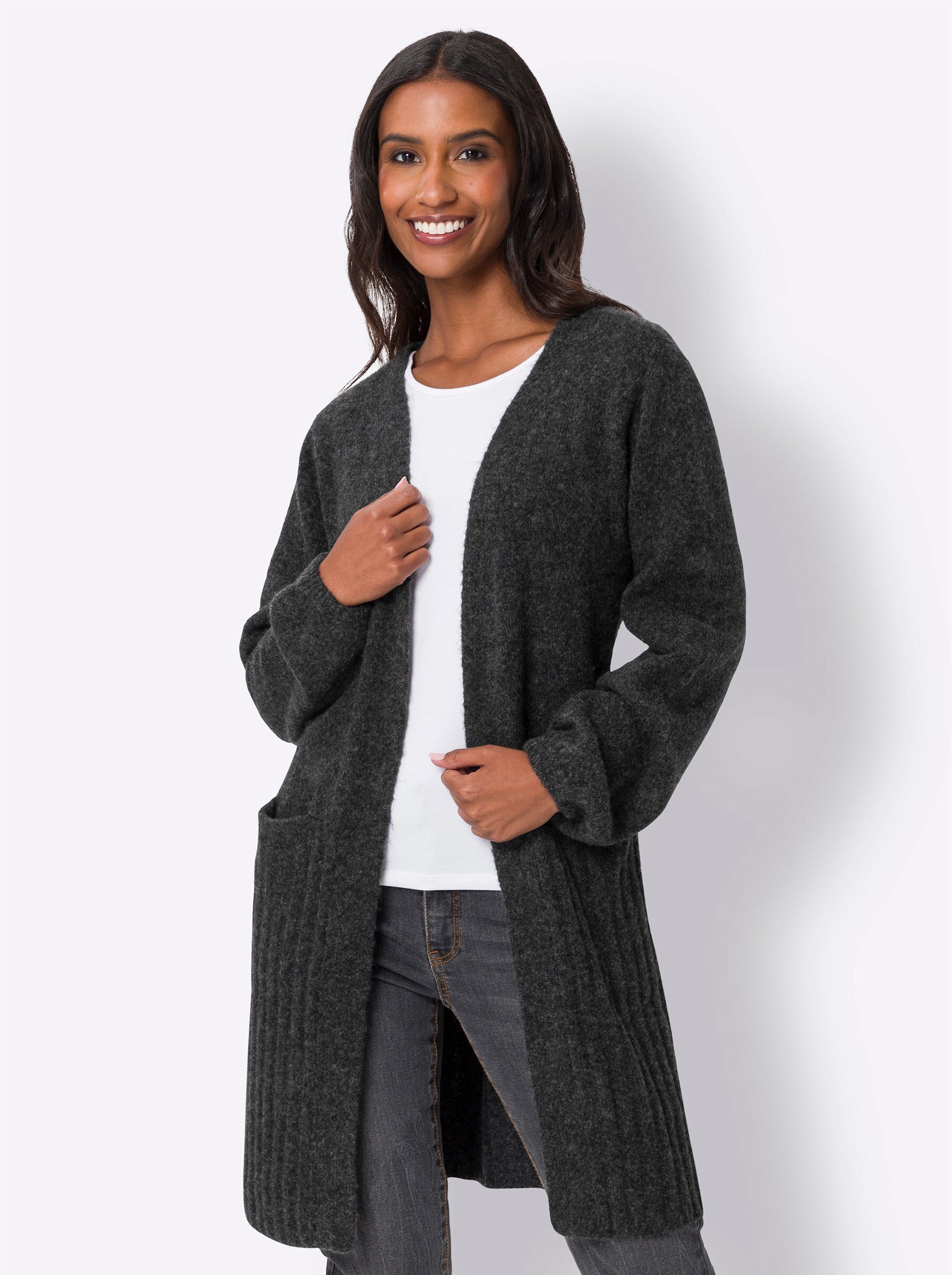 heine Strickjacke Longstrickjacke . günstig online kaufen