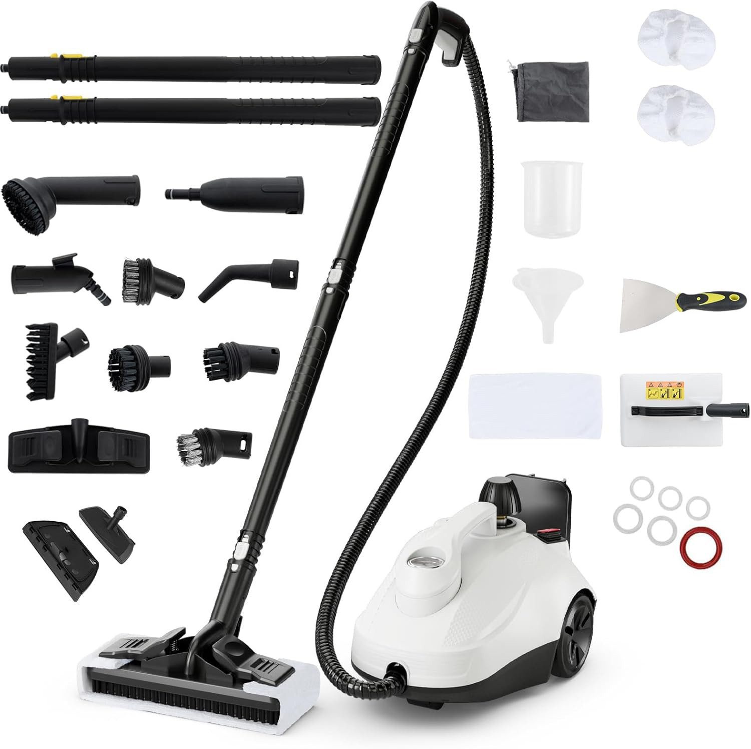 KOMFOTTEU Dampfreiniger, 2000 W, Dampfreiniger Handgerät, Bodendampfreiniger