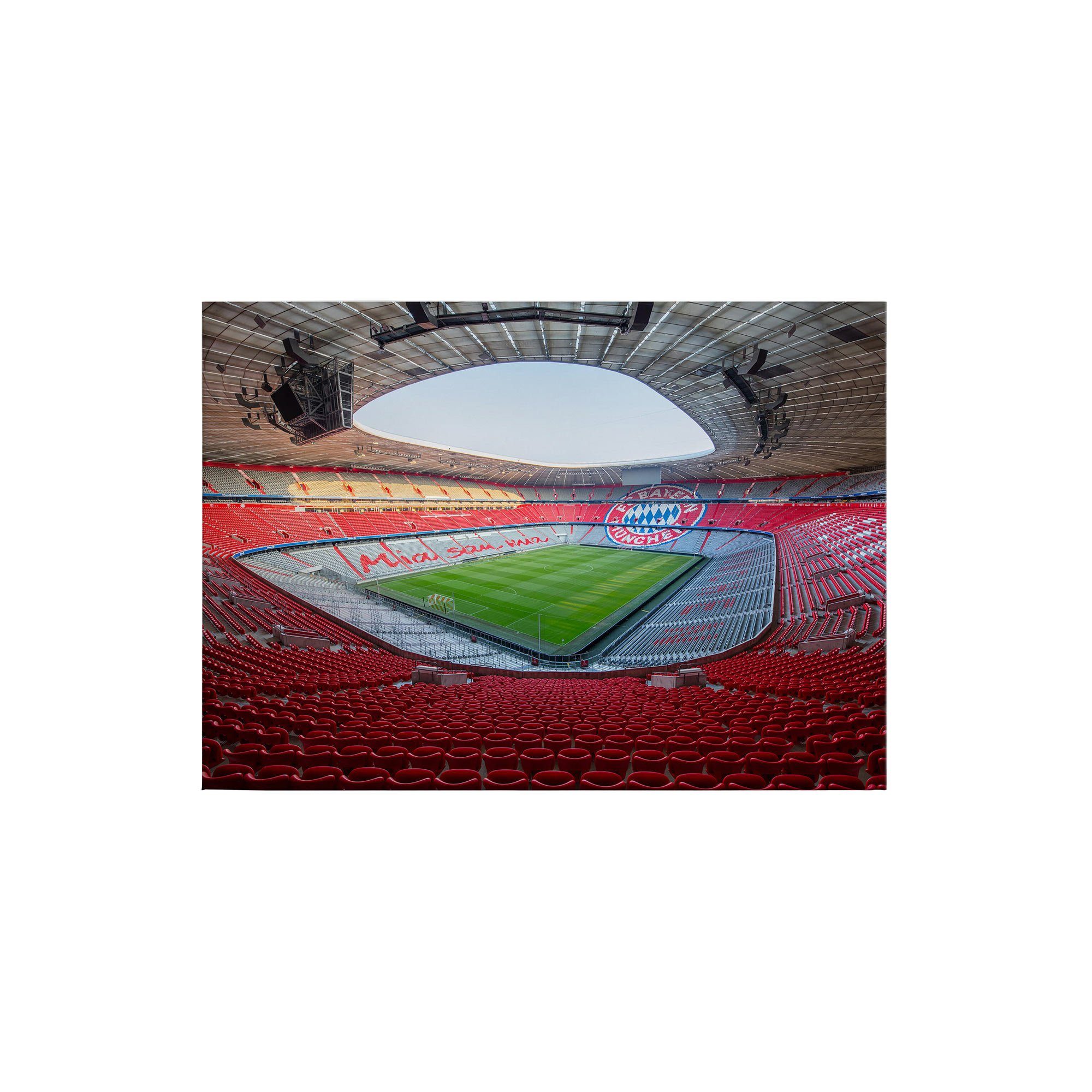 Tadessi Leinwandbild Fußball 50 x 70 cm Stadion Bayern M1-No.50299