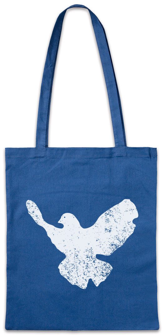 Urban Backwoods Beuteltasche Dove Of Peace Stofftasche Taube Frieden Movement Friedenstaube Symbol (1-tlg), Logo Bewegung Agaibst Stop