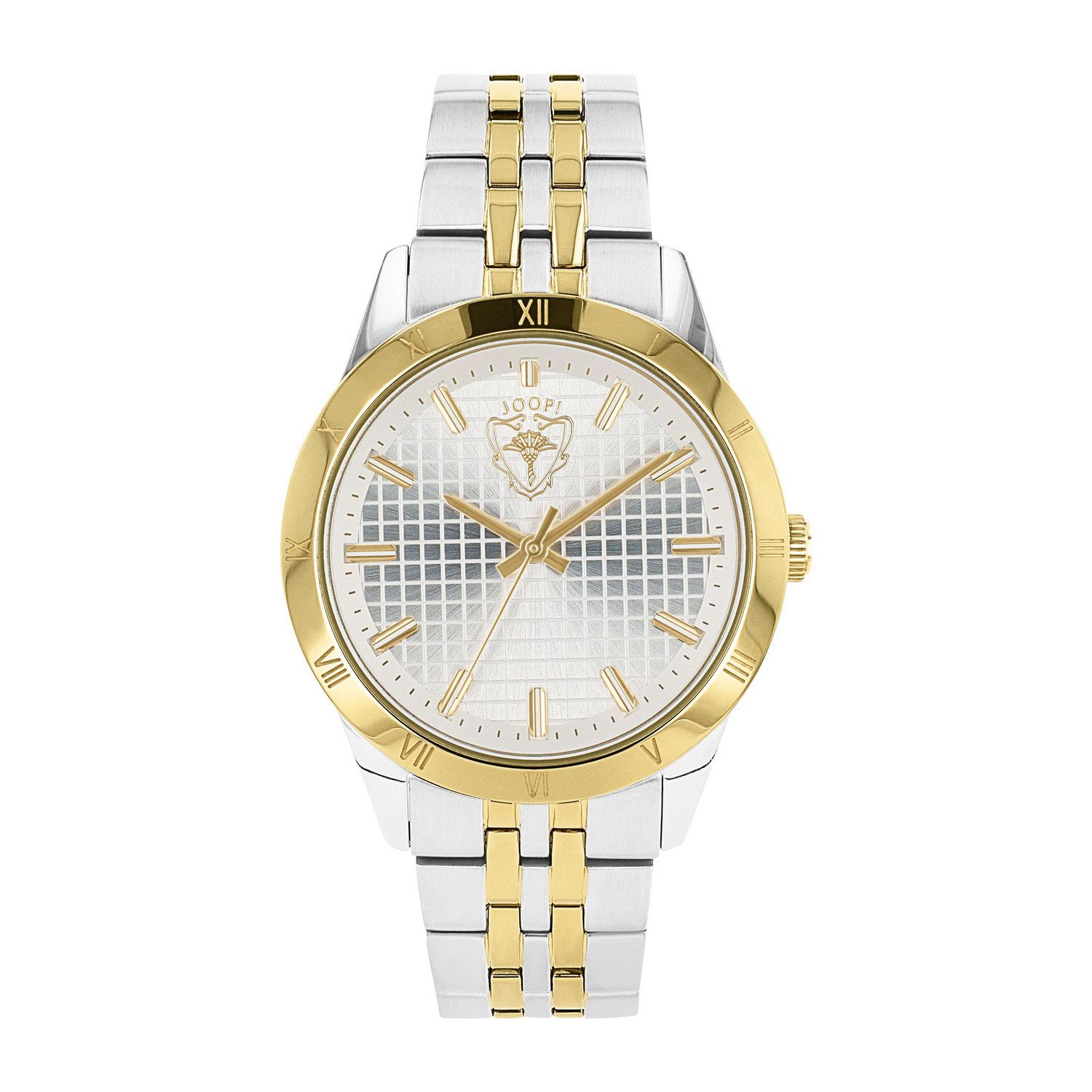 JOOP! Quarzuhr 2040160, Armbanduhr, Damenuhr, Edelstahlarmband, analog