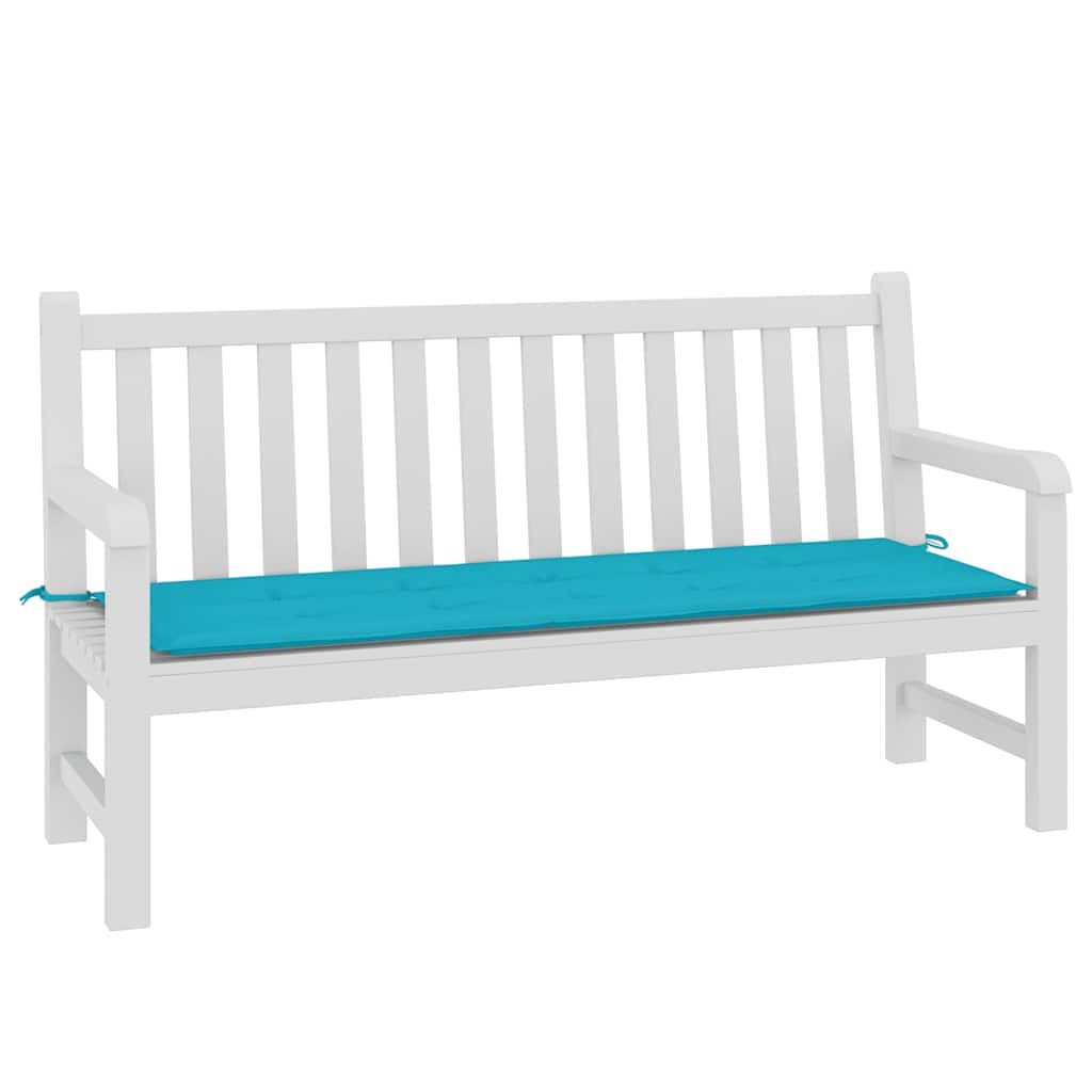 vidaXL Sitzauflage Gartenbank-Auflage Türkis 150x50x4 cm günstig online kaufen