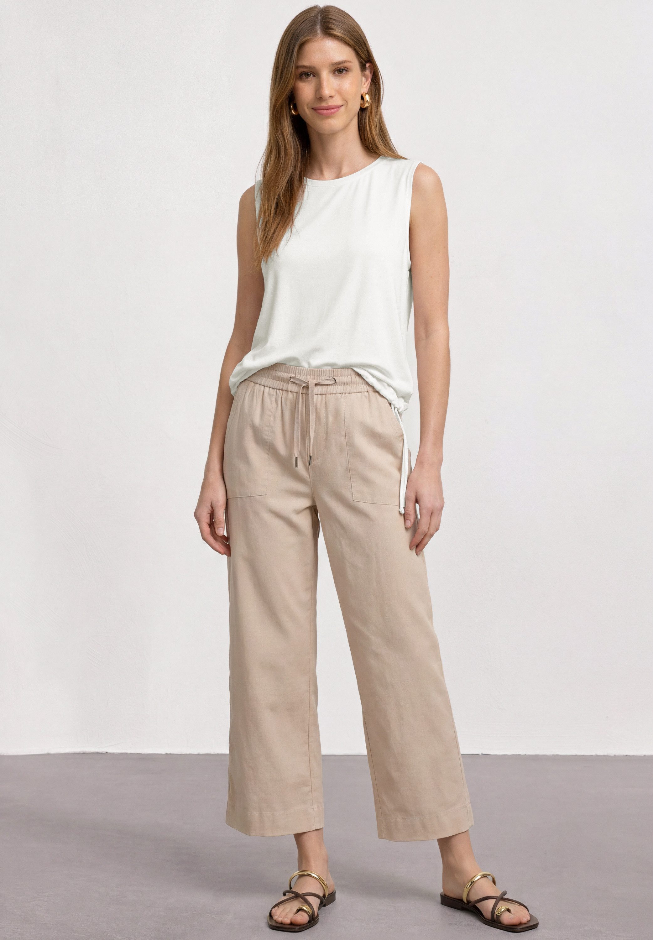 STREET ONE Shirttop aus stretchigem Viskosematerial
