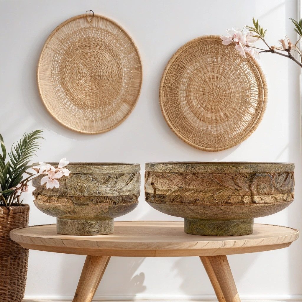 Marrakesch Orient & Mediterran Interior Dekotablett 2er Set Boho Deko Schal günstig online kaufen