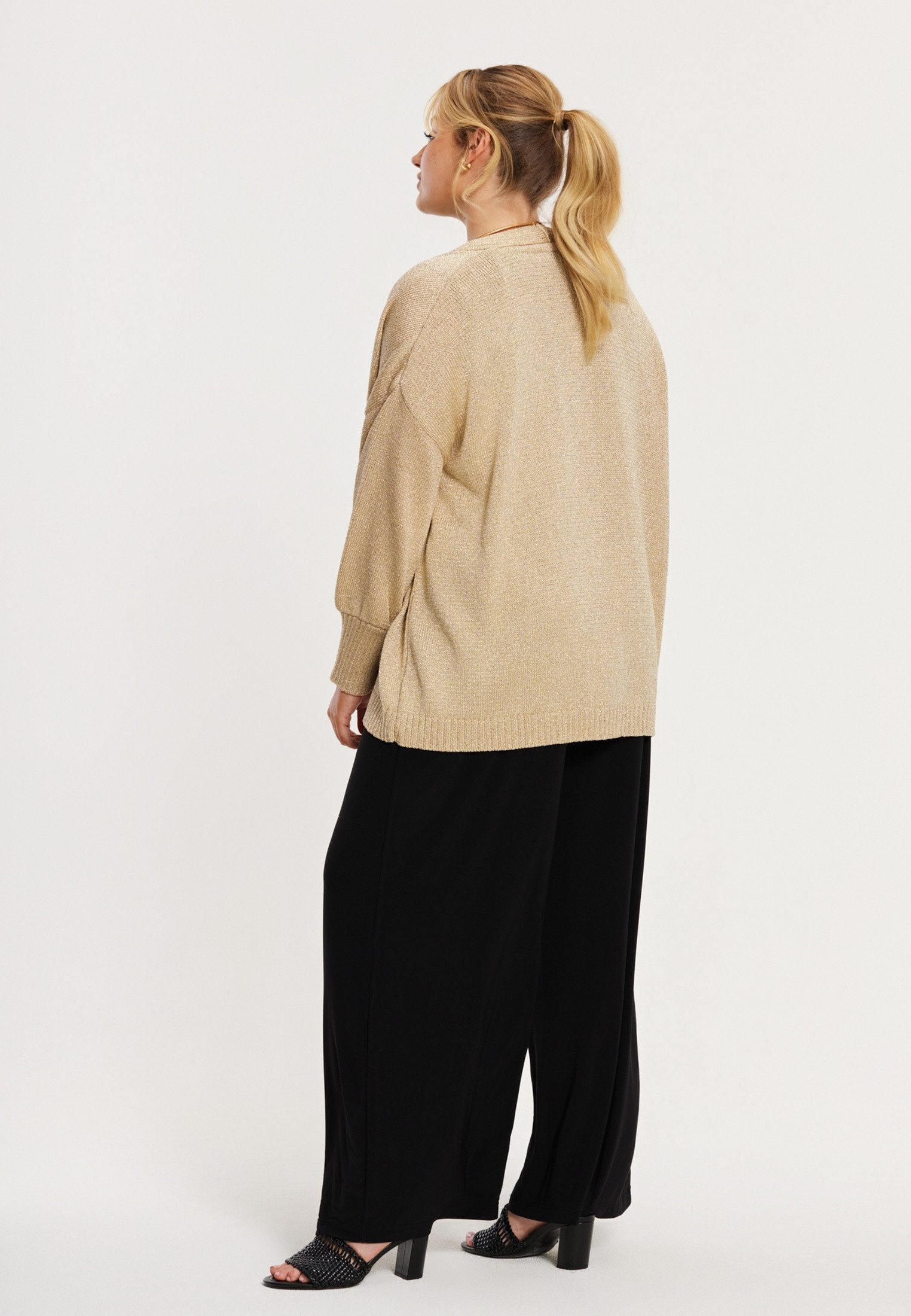 YOEK Cardigan Damen Strickjacke mit Druck