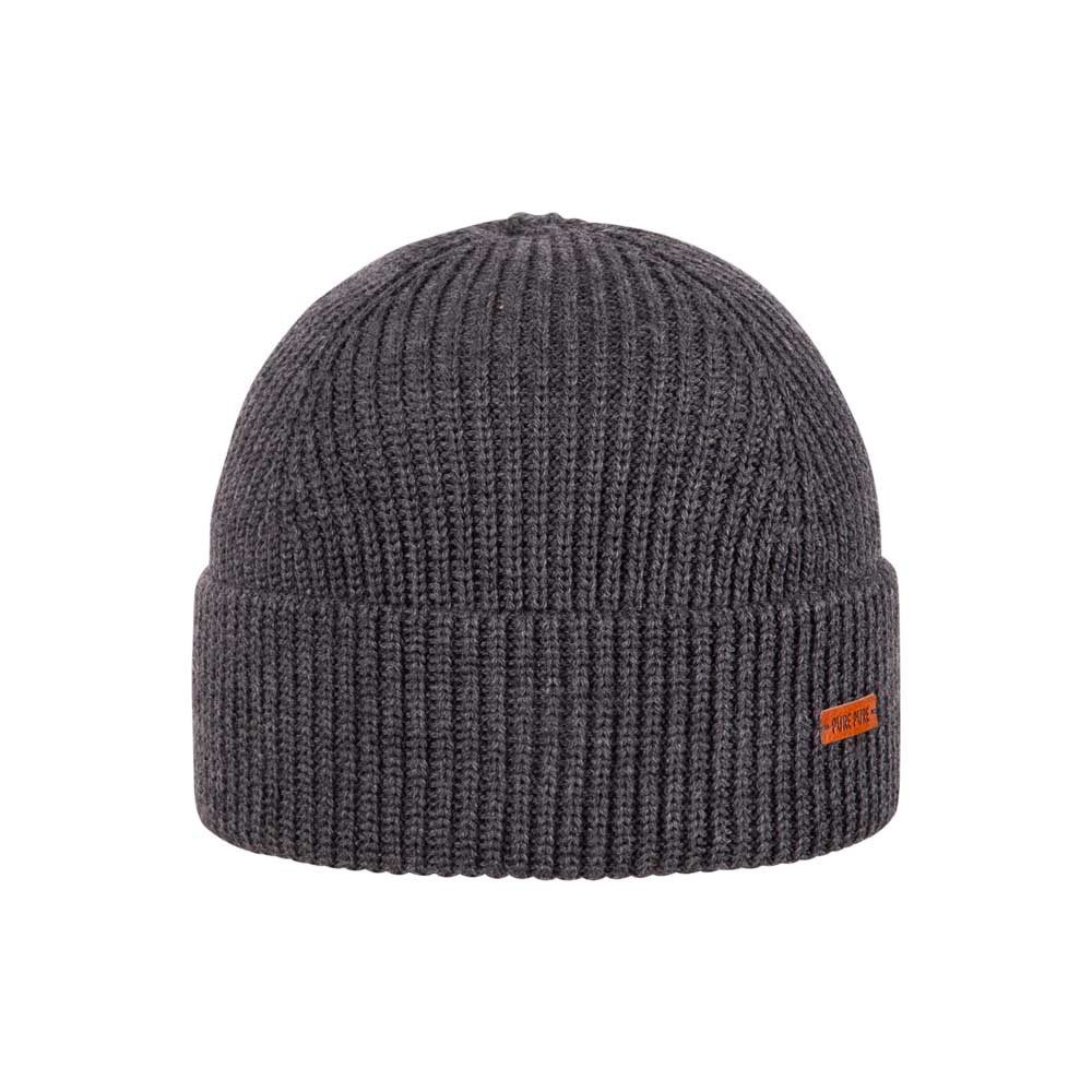 PURE PURE by Bauer Strickmütze Docker Mütze Merino-Wolle