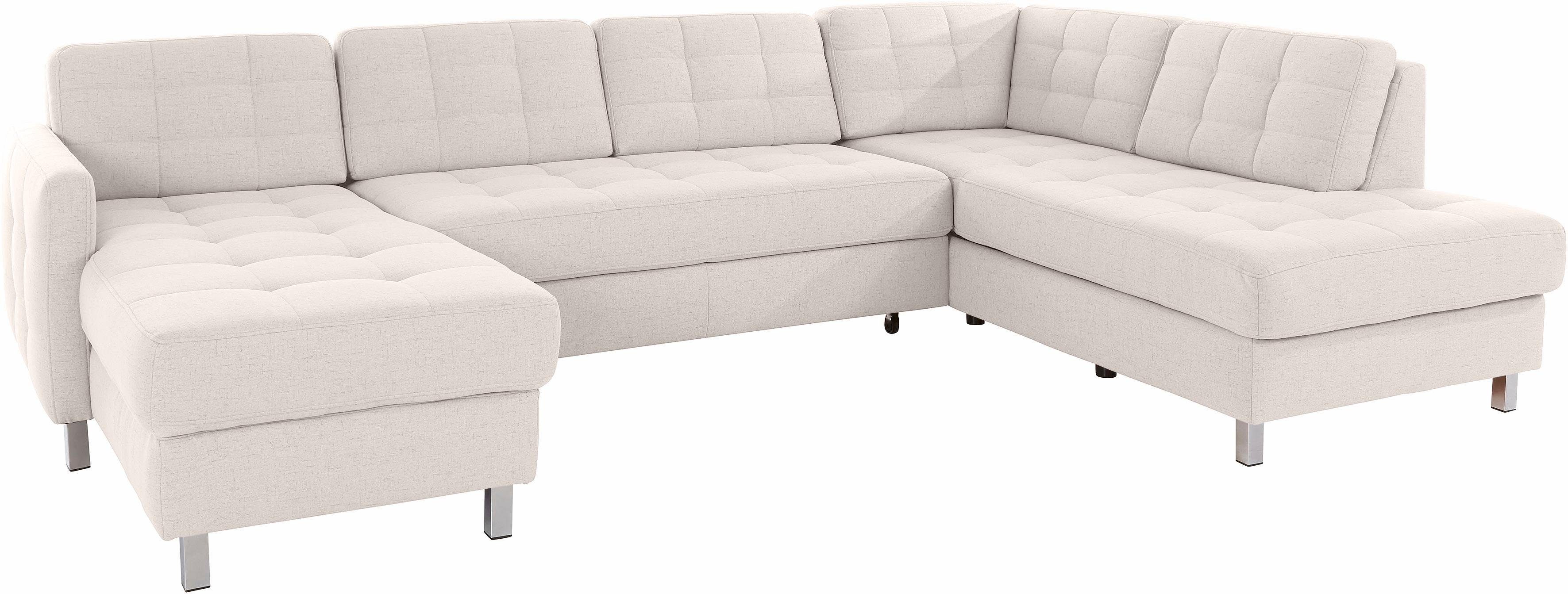sit&more Wohnlandschaft "Picasso U-Form" wahlweise mit Bettfunktion und Bet günstig online kaufen