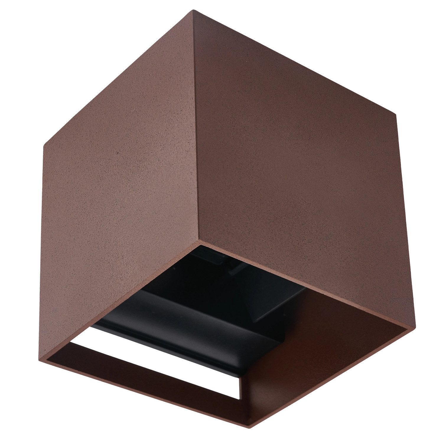 LED line LITE LED Außen-Wandleuchte CUBE G9 mit 3 Jahren Herstellergarantie, ohne Leuchtmittel, Einstellbarer Up-Down Lichtaustritt für Außenwände