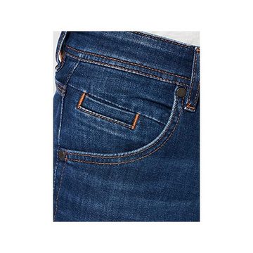 Marc O'Polo Stoffhose dunkel-blau regular (1-tlg)