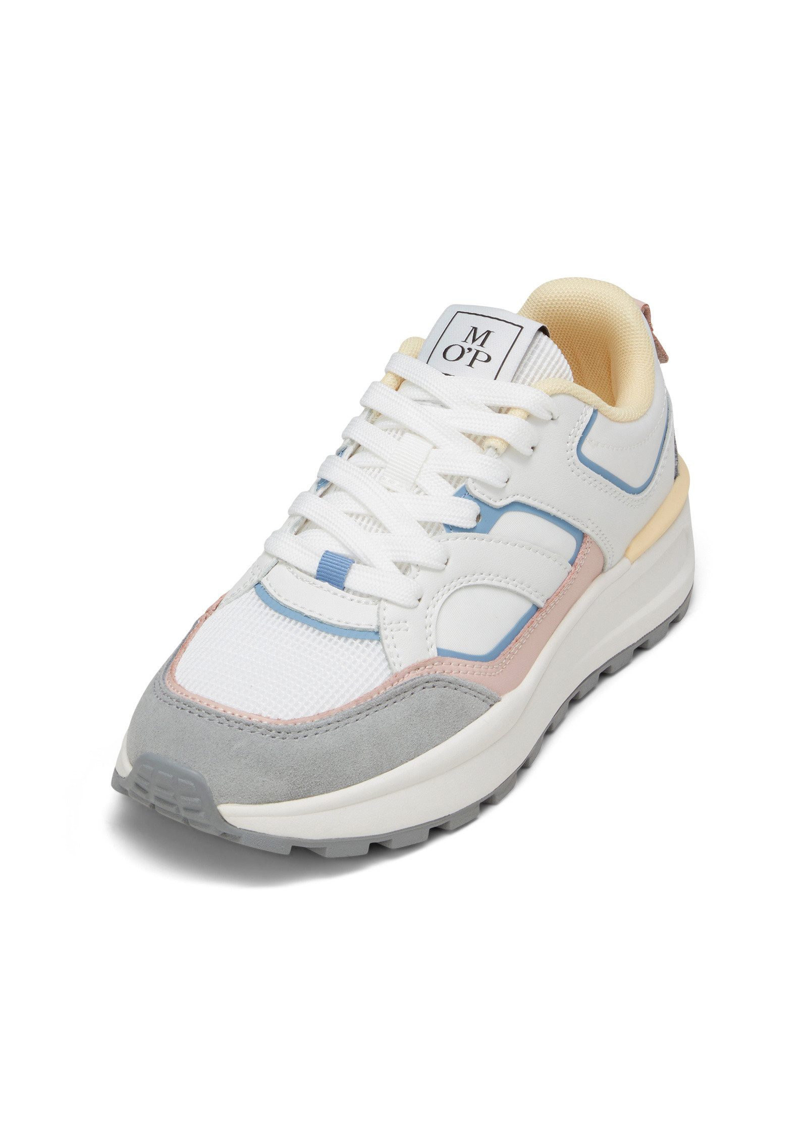 aus Rindleder und Mesh Sneaker