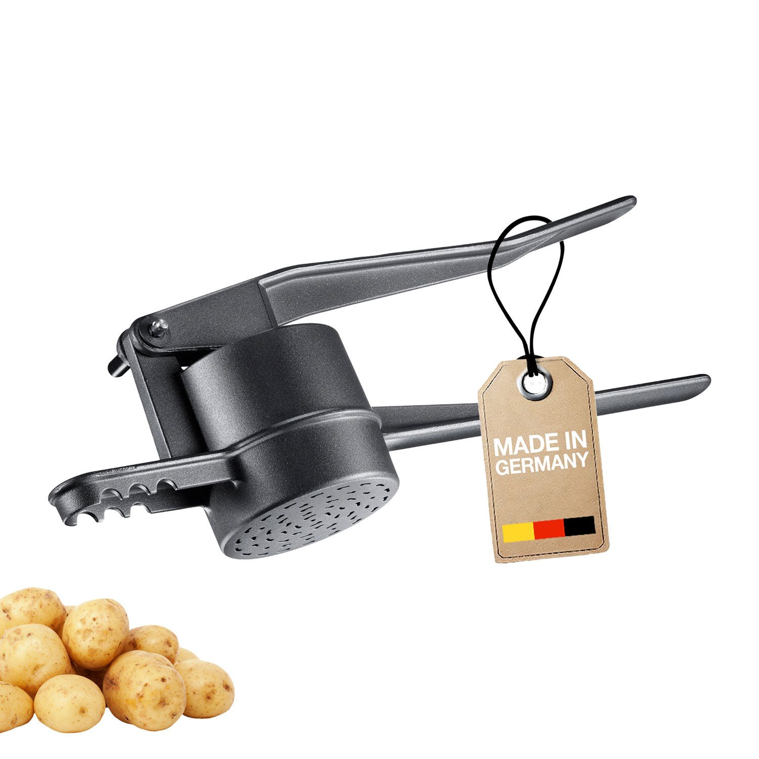 WESTMARK Spätzlereibe »Spätzlechef«, Spätzleloch, Black Edition, Aluminium, griffige Haptik