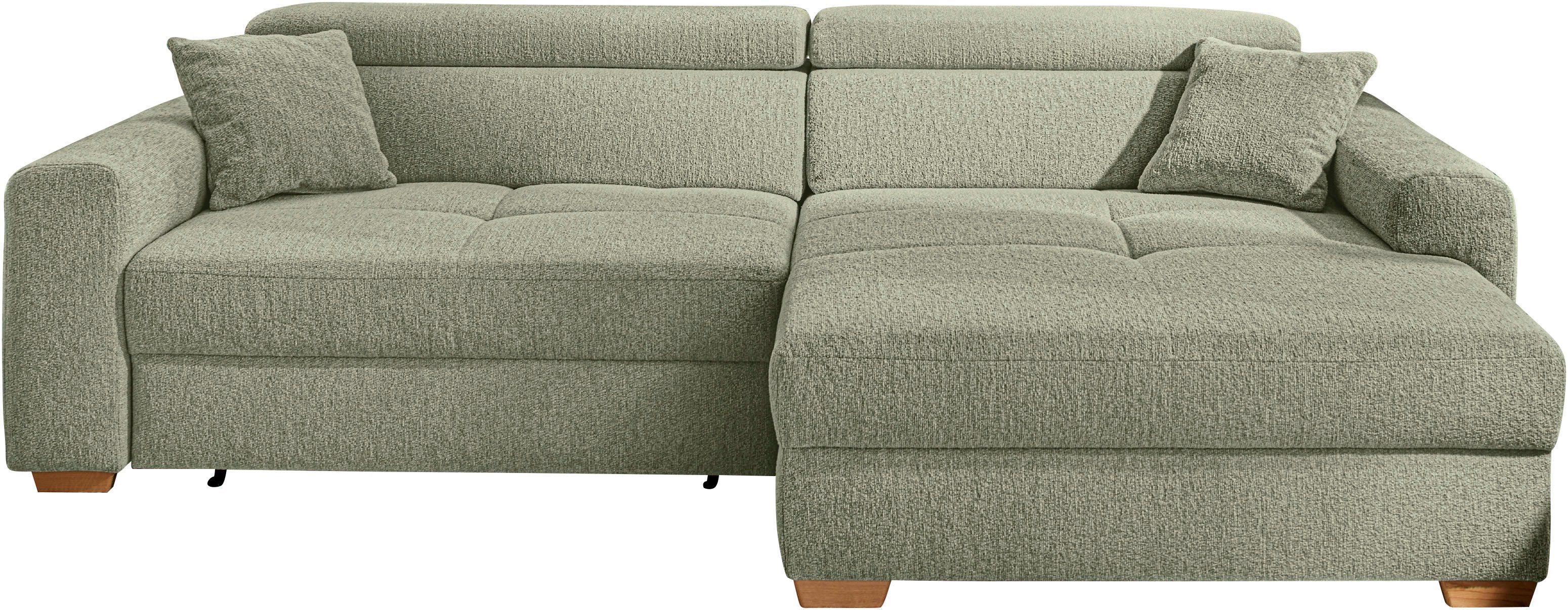 Jockenhöfer Gruppe Ecksofa Slider L-Form, B: 277 cm, mit 60 cm elektr. Sitztiefenverstellung, 140kg Belastbarkeit, USB-Anschluss, Kopfteilverstellung & Zierkissen