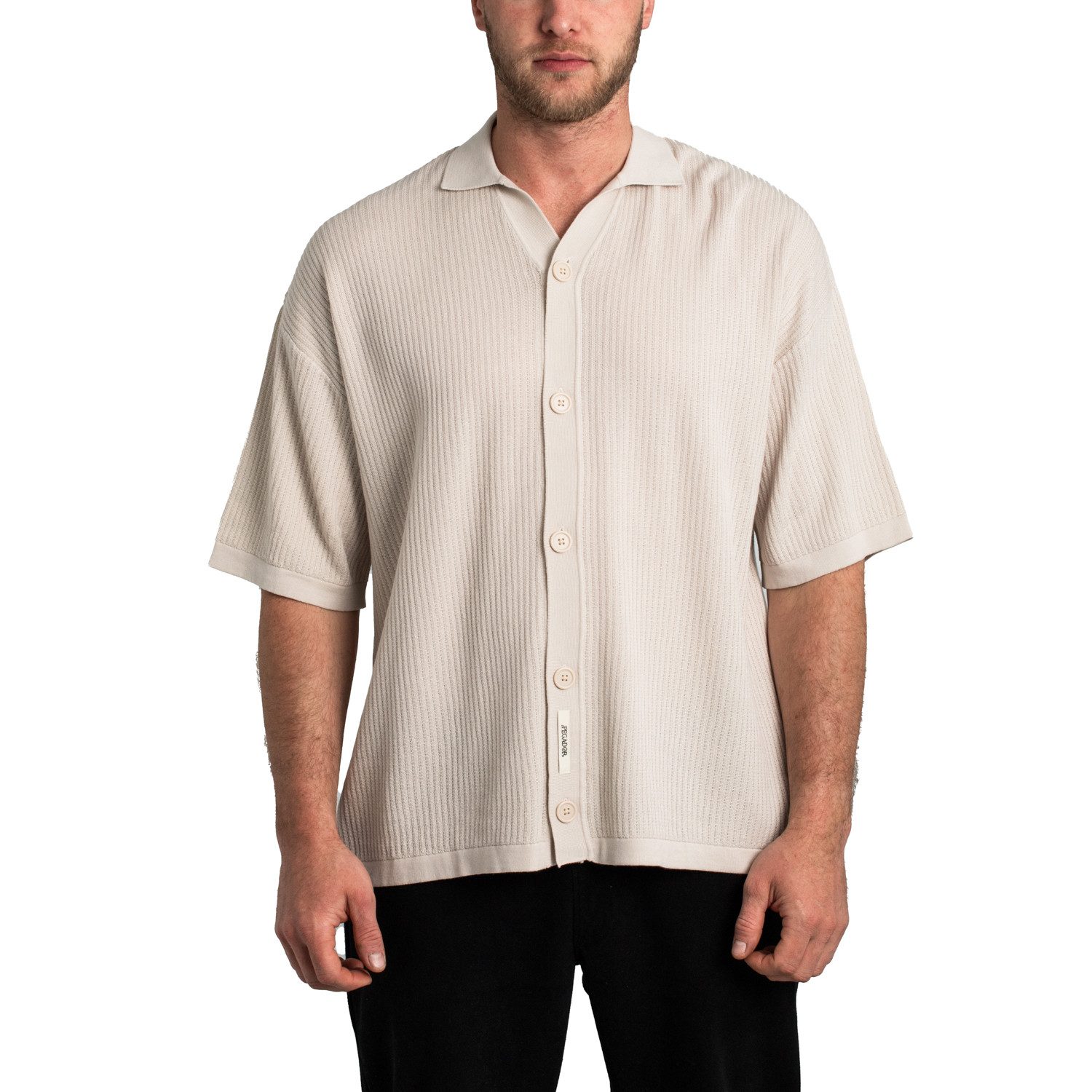 PEGADOR Kurzarmhemd Pegador Campbell Knit Shirt
