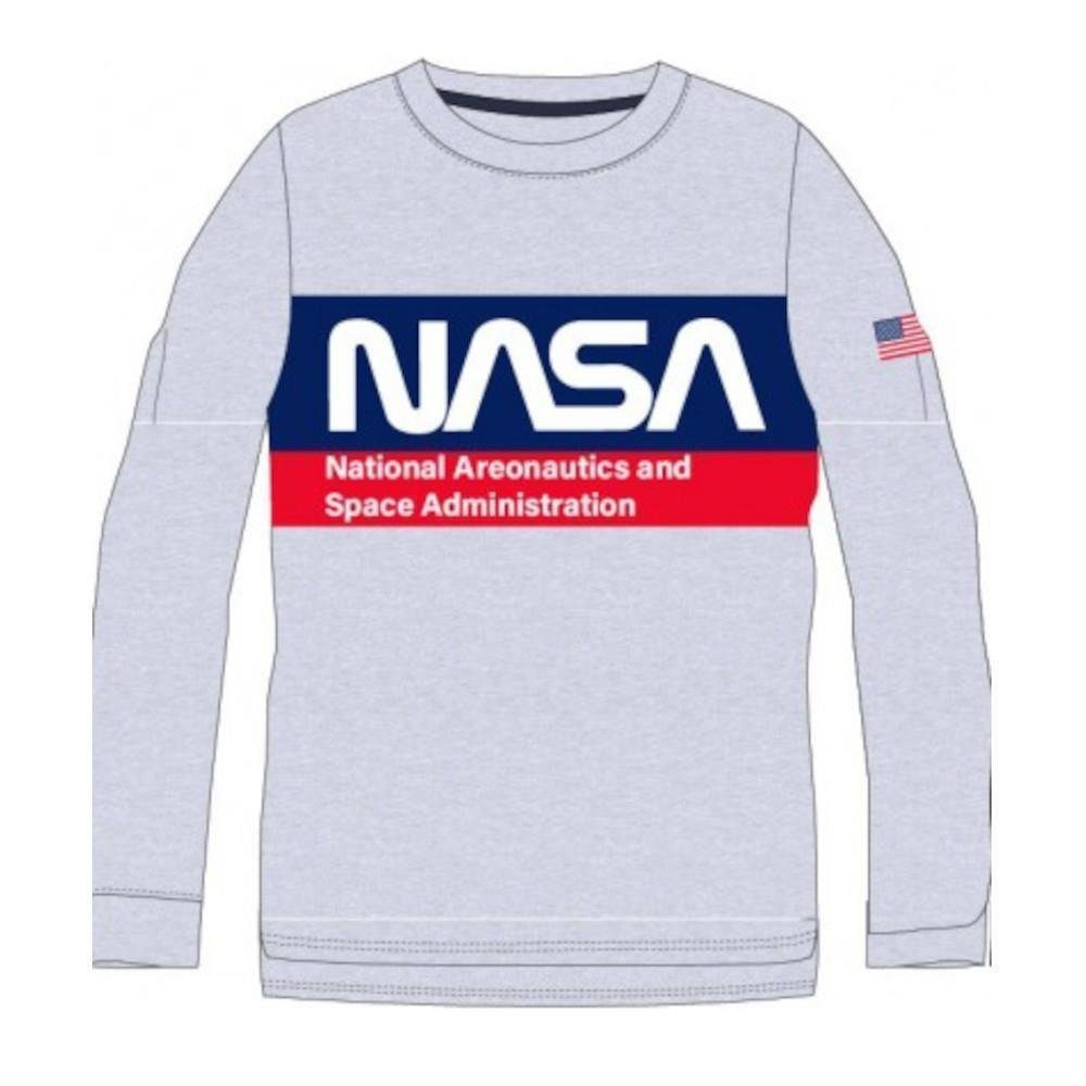 NASA T-Shirt NASA-inspiriertes Langarm-Shirt für Jungen, Bequem und Stilvoll