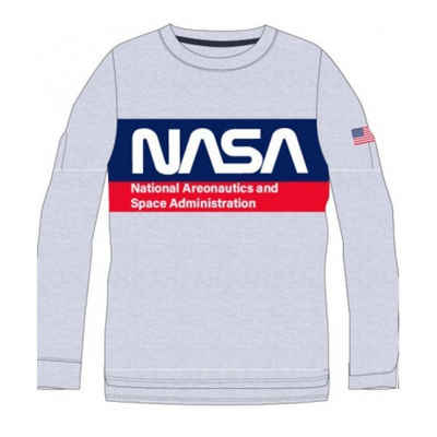 NASA T-Shirt NASA-inspiriertes Langarm-Shirt für Jungen, Bequem und Stilvoll