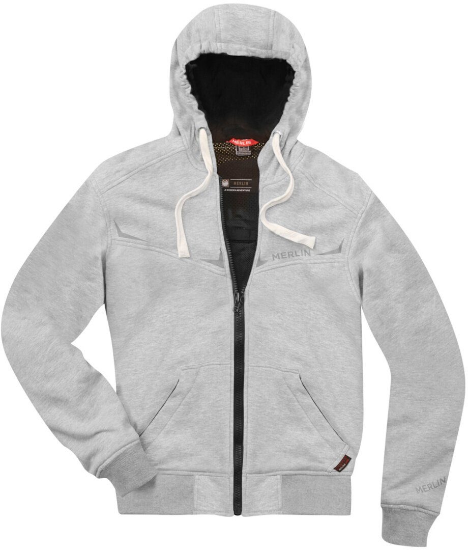 Merlin Motorradjacke Easton Motorrad Zip Hoodie Jacke Atmungsaktiv protektoren reflektierende