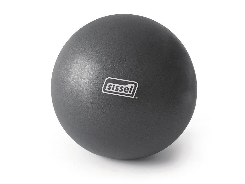 SISSEL Gymnastikball SISSEL® Pilates Soft Ball metallic anthrazit - Trainingstool
