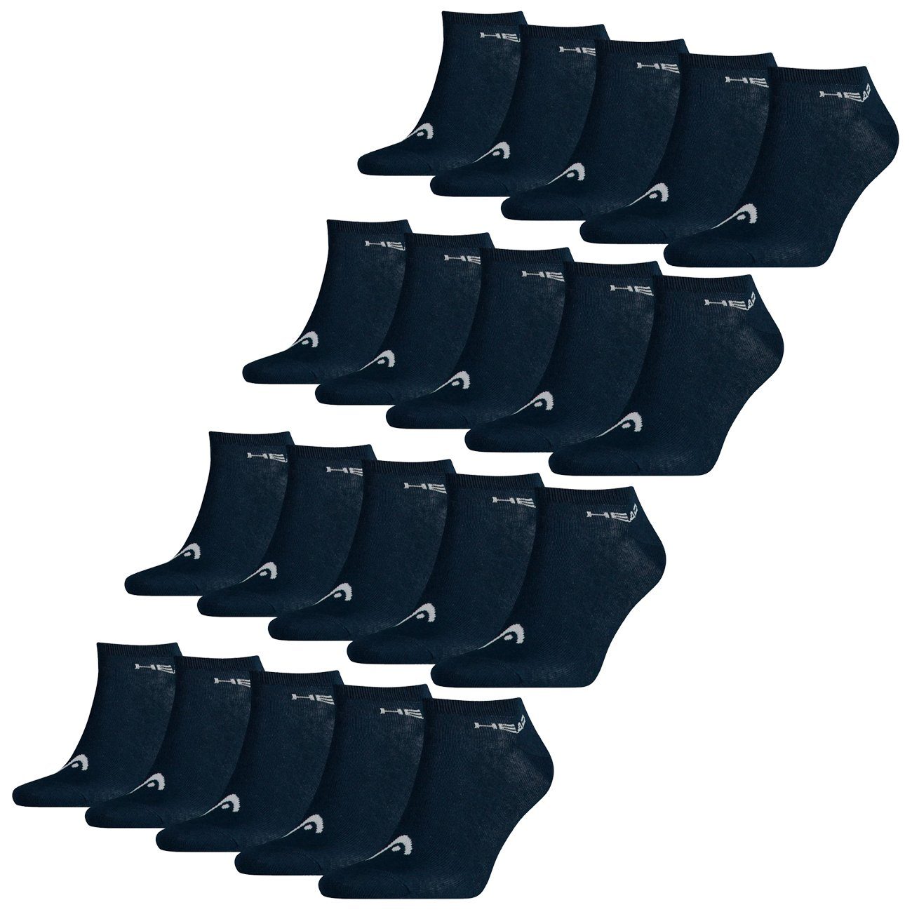 Head Sneakersocken SNEAKER UNISEX 20er Pack (20-Paar) 20 Paar Navy (321)