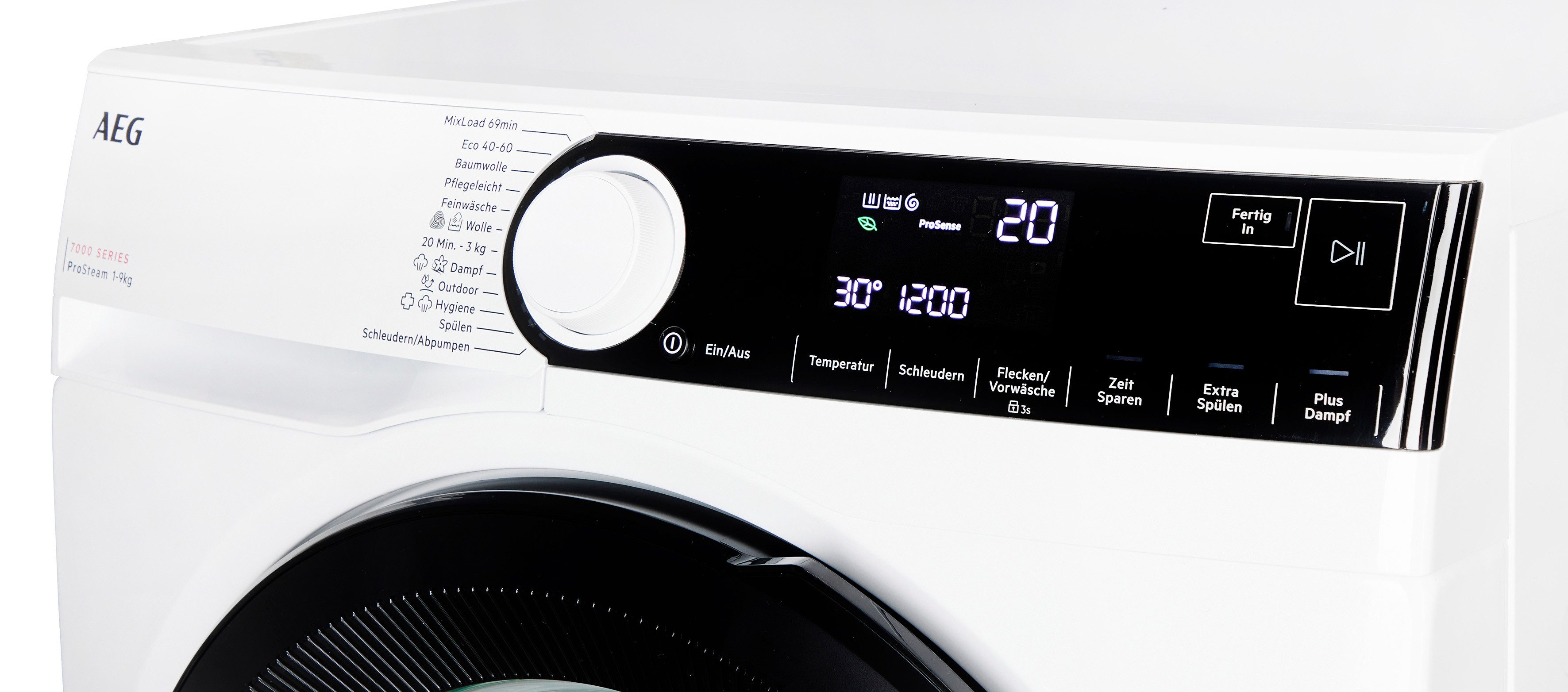 AEG Waschmaschine 7000 ProSteam® LR7GA49FL, 9 kg, 1400 U/min, ProSteam® - Auffrischen mit Dampf, reduziert Falten in 25 Min. – Bild 4 von 5