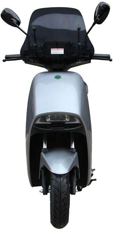 GreenStreet E-Motorroller HYPE Topcase inkl. und km/h, + 3000 W 85 Topcase, Windschild inkl. Windschild 85 km/h