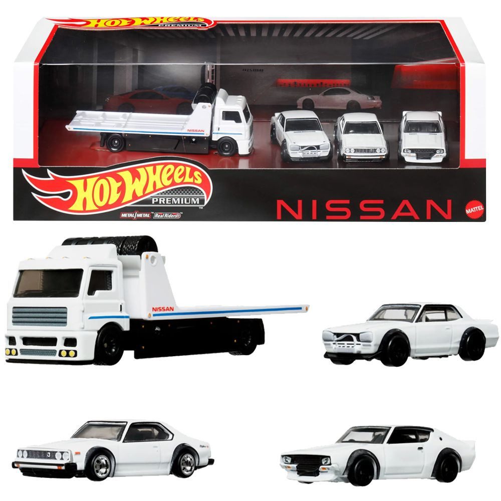 Hot Wheels Spielzeug-Rennwagen Nissan Skyline Hot Wheels Premium HKC16 4er günstig online kaufen