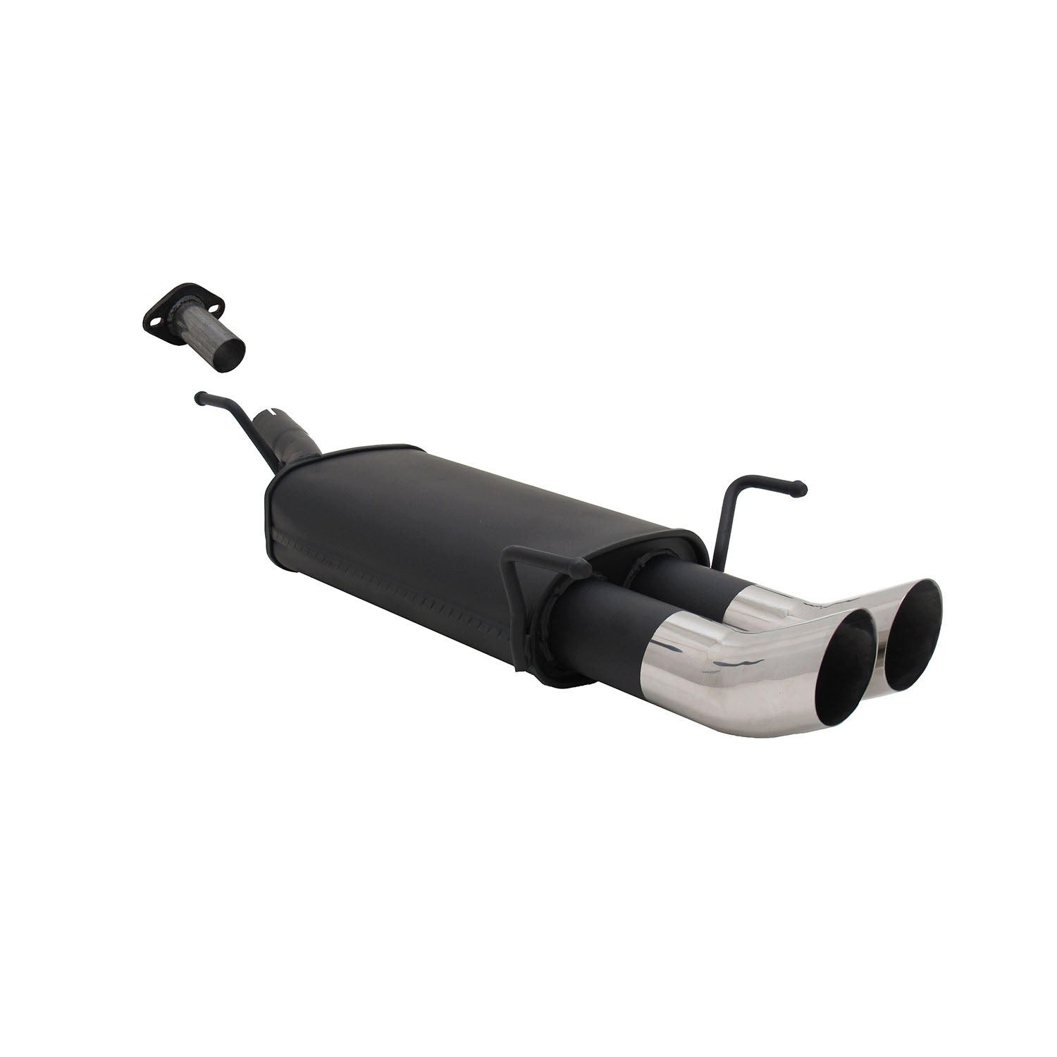OMAC Auspuff-Flexrohr Novus Sportauspuff für Opel Astra G CC Fließheck 2x76mm mit ABE, (1-tlg), Leicht austauschbar - Doppelter Ausgang
