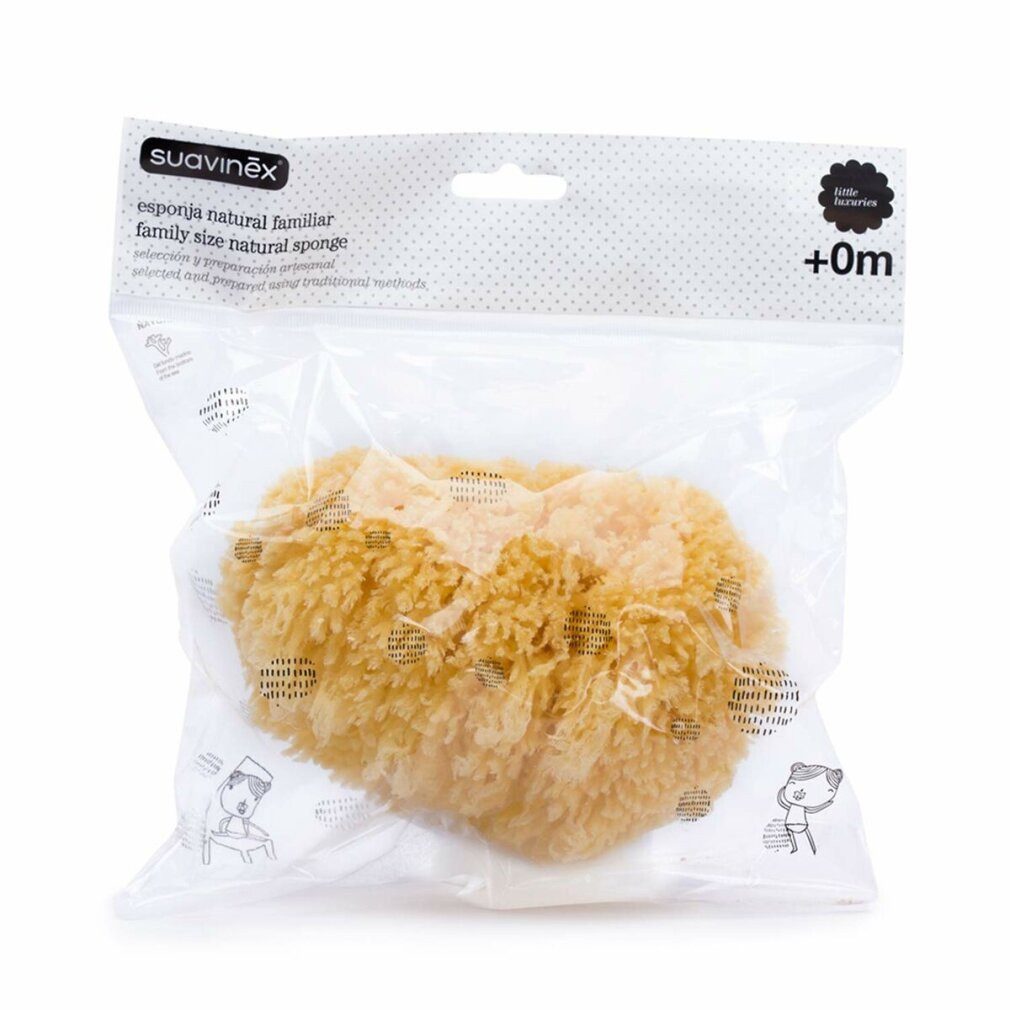Suavinex Hautpflegeschwamm Naturschwamm Big Size 1 Stück