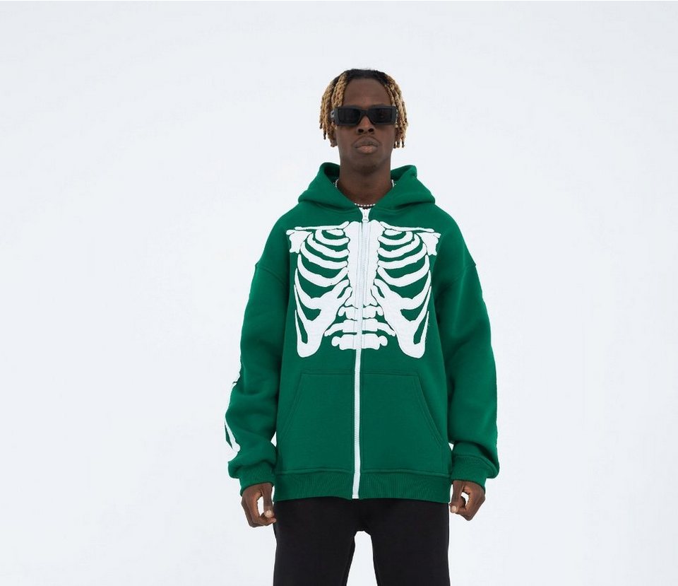 Jacke mit skelett Clearance