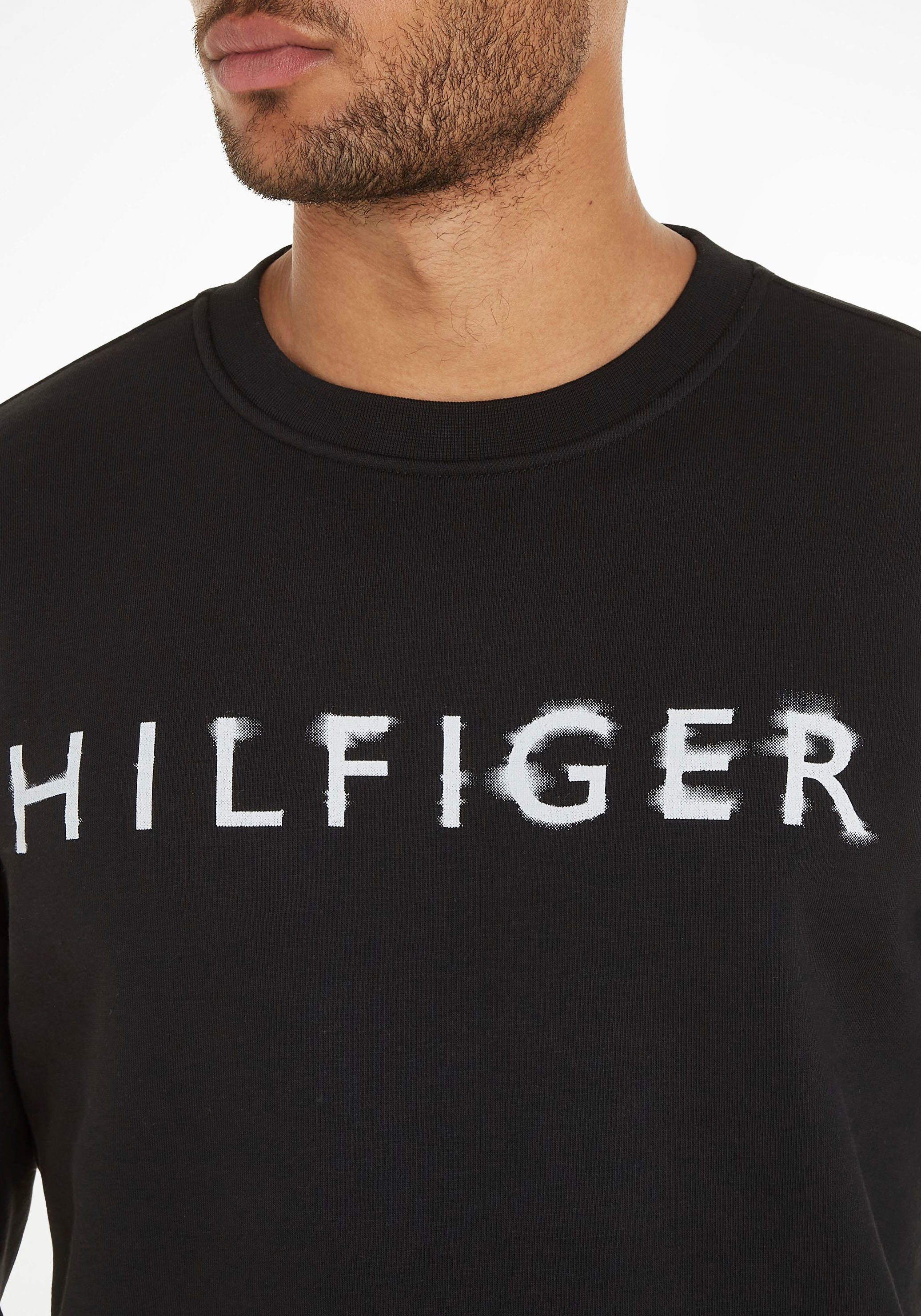 HILFIGER Black Hilfiger Sweatshirt CREWNECK INK Tommy