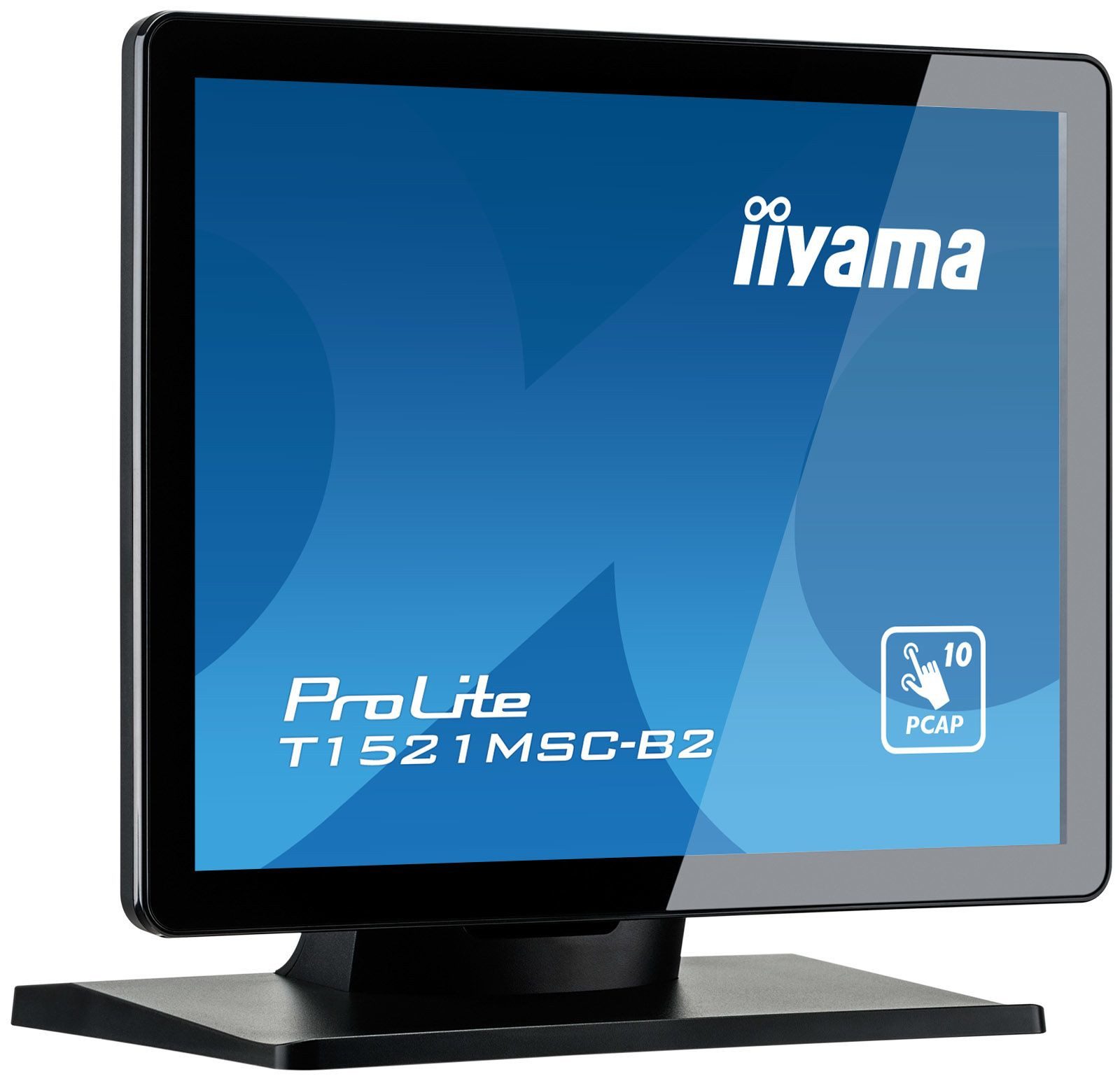 Iiyama 38.0cm (15) T1521MSC-B2 4:3 M-Touch VGA+HDMI retail TFT-Monitor (1024 x 768 px, XGA, 8 ms Reaktionszeit, TN, Touchscreen, Lautsprecher)