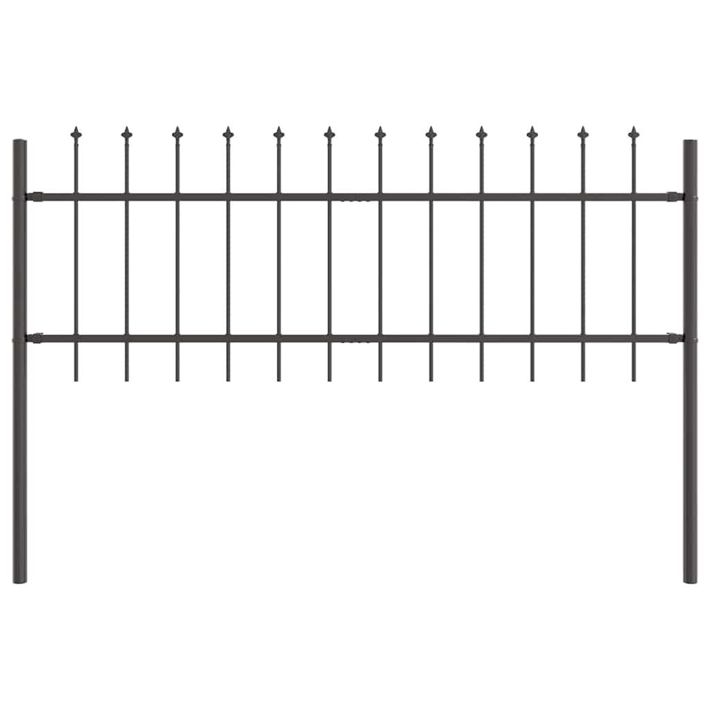 vidaXL Gartenzaun Gartenzaun Grau 1.7 x günstig online kaufen